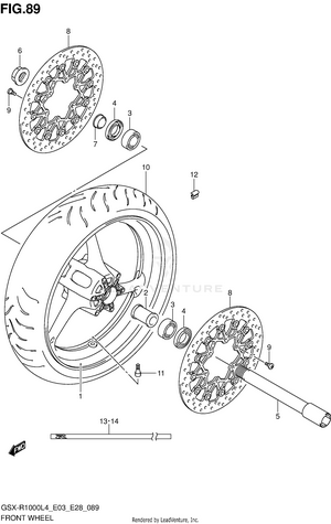 Front Wheel Schematic