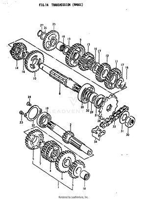 Transmission (rm80c) Schematic