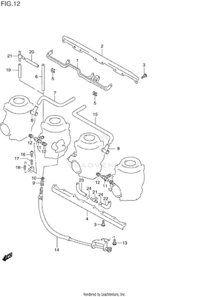 Carburetor Fittings Schematic
