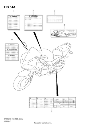 Label (model K7) Schematic