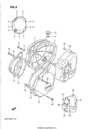 Crankcase Cover Schematic