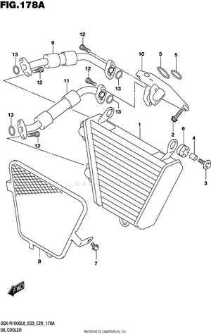 Oil Cooler Schematic