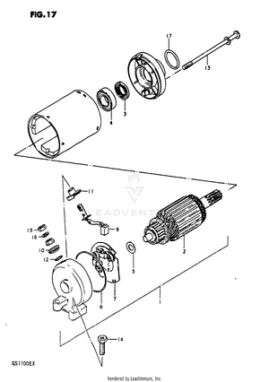 Starting Motor Schematic