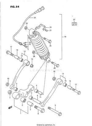 Rear Cushion Lever Schematic