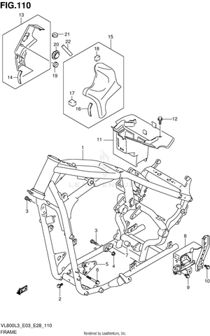 Frame (vl800cl3 E03) Schematic