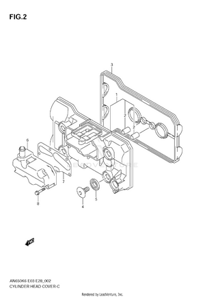 Cylinder Head Cover Schematic