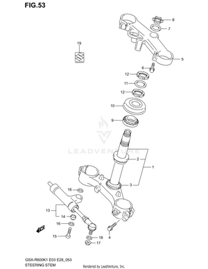 Steering Stem Schematic