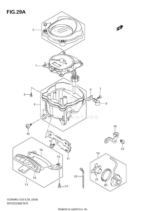 Speedometer (model K9) Schematic