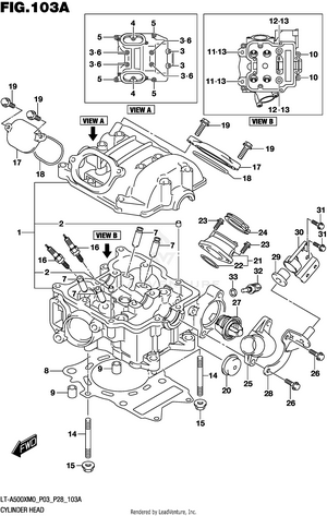 Cylinder Head Schematic