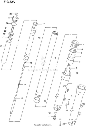 Front Damper (model W/x/y) Schematic