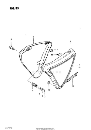 Frame Cover (gs250tt) Schematic
