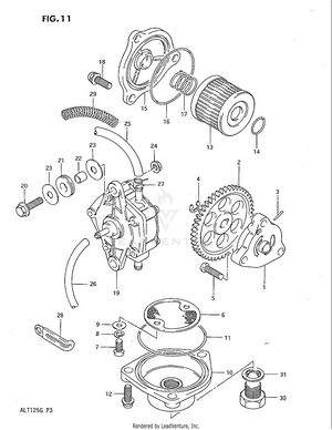 Oil Pump - Fuel Pump Schematic