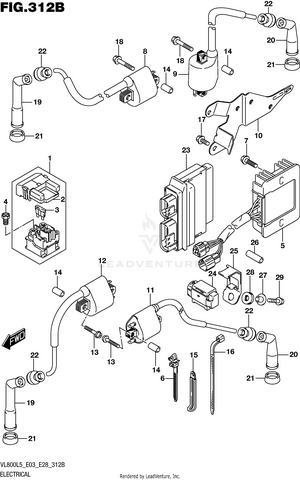 Electrical (vl800l5 E33) Schematic