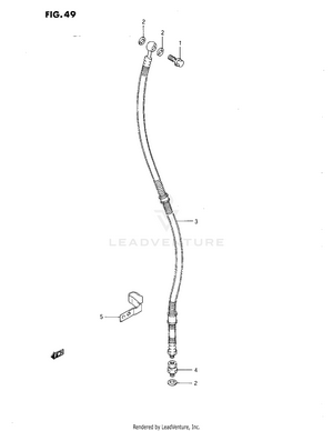 Front Brake Hose Schematic