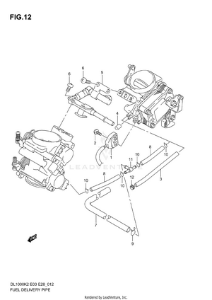 Fuel Delivery Pipe Schematic