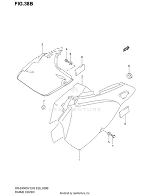 Frame Cover (model K2) Schematic