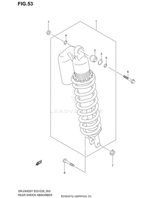 Rear Shock Absorber Schematic