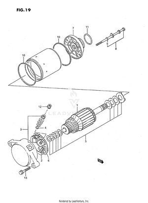 Starting Motor Schematic
