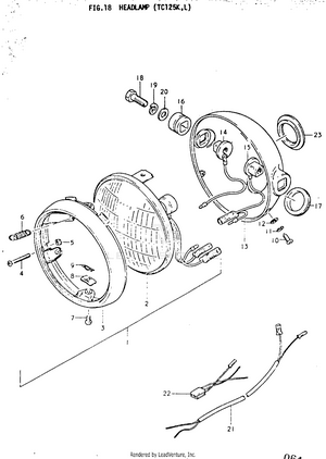 Headlamp (tc125k Schematic