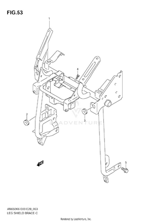 Leg Shield Brace Schematic