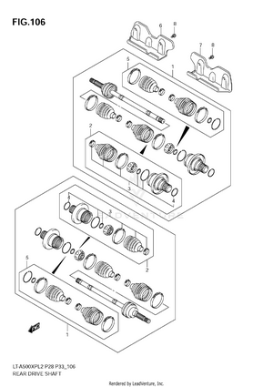 Rear Drive Shaft Schematic