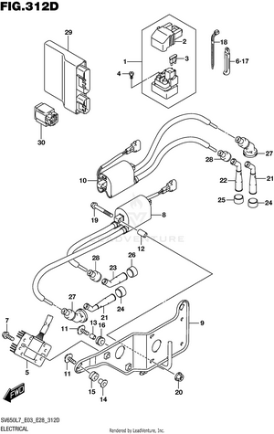 Electrical (sv650al7 E33) Schematic