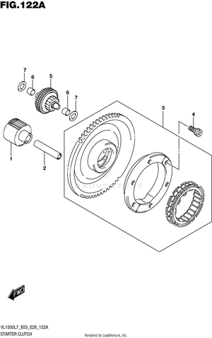 Starter Clutch Schematic