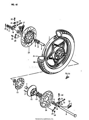Rear Wheel Schematic