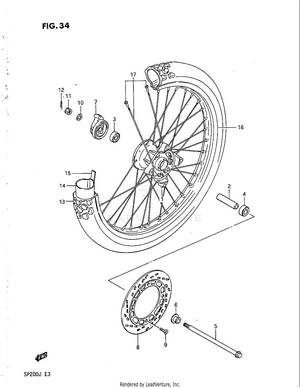 Front Wheel Schematic