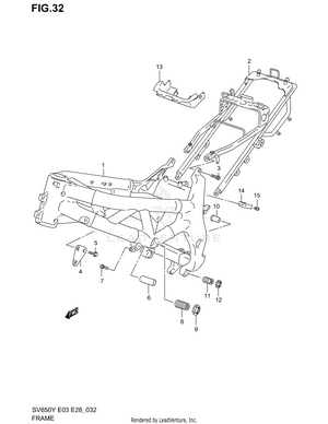 Frame (model X/y/k1) Schematic