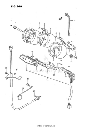 Speedometer (model K/l/m/n/p/s/t) Schematic