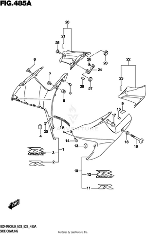 Side Cowling Schematic