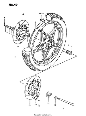 Front Wheel (model T) Schematic