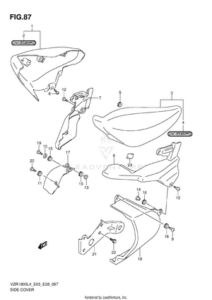 Side Cover (vzr1800l4 E28) Schematic