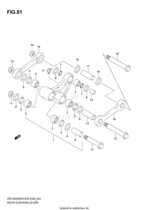 Rear Cushion Lever Schematic