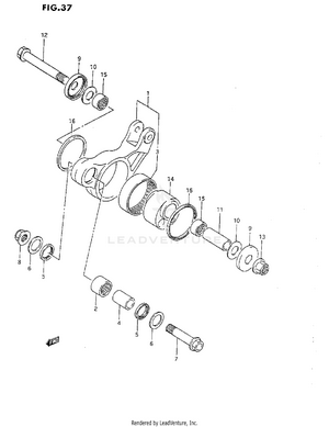 Cushion Lever (h/j/k) Schematic