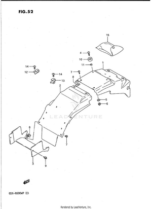 Rear Fender Schematic