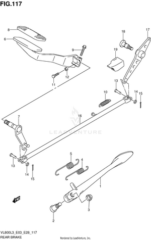 Rear Brake Schematic