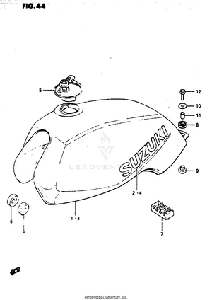 Fuel Tank (model Z) Schematic