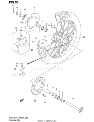 Rear Wheel Schematic