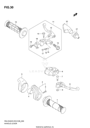 Handle Lever (model K5) Schematic