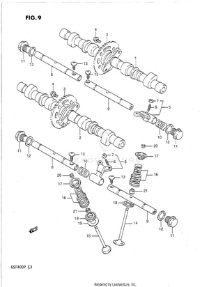 Cam Shaft-valve Schematic