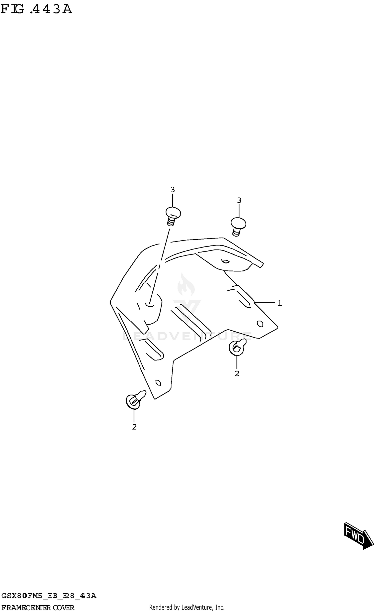 FRAME CENTER COVER