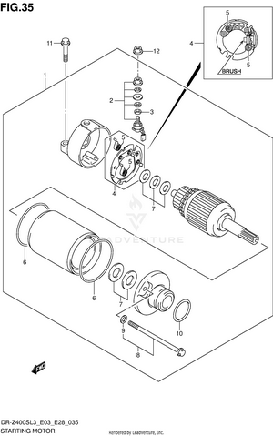 Starting Motor Schematic