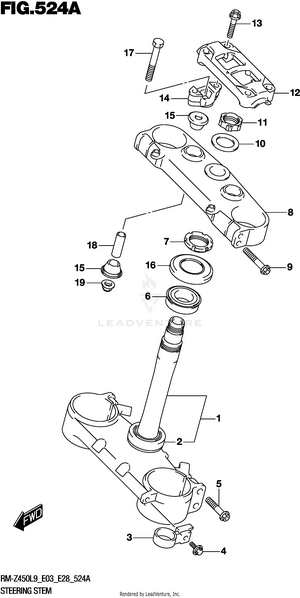 Steering Stem Schematic