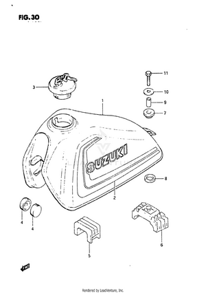 Fuel Tank (model Z) Schematic