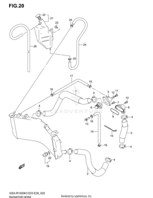 Radiator Hose Schematic