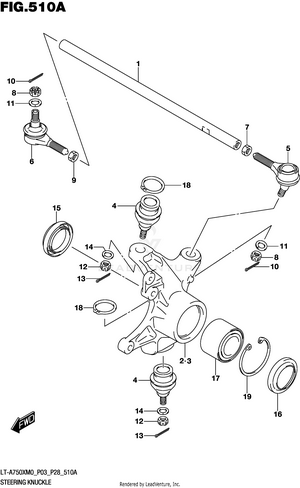 Steering Knuckle Schematic