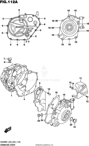 Crankcase Cover Schematic
