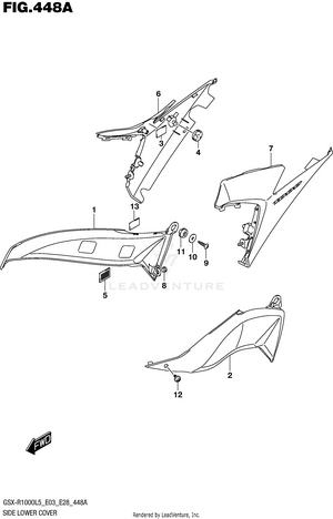 Side Lower Cover Schematic
